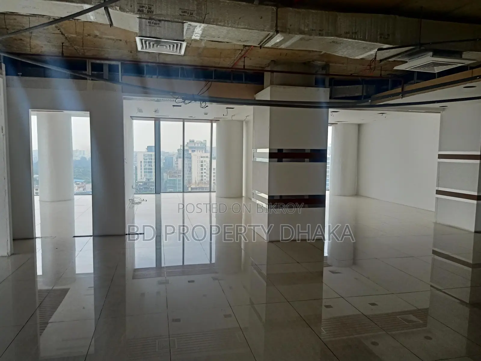 Brand New Modern Open Commercial Space Rent In Gulshan Avenue