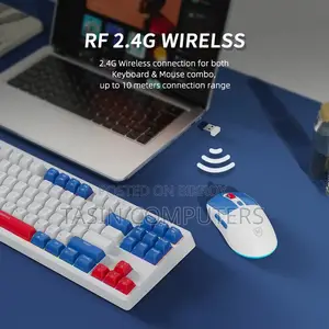 Micropack KM-269W Rainbow RGB Wireless Keyboard & Mouse Combo