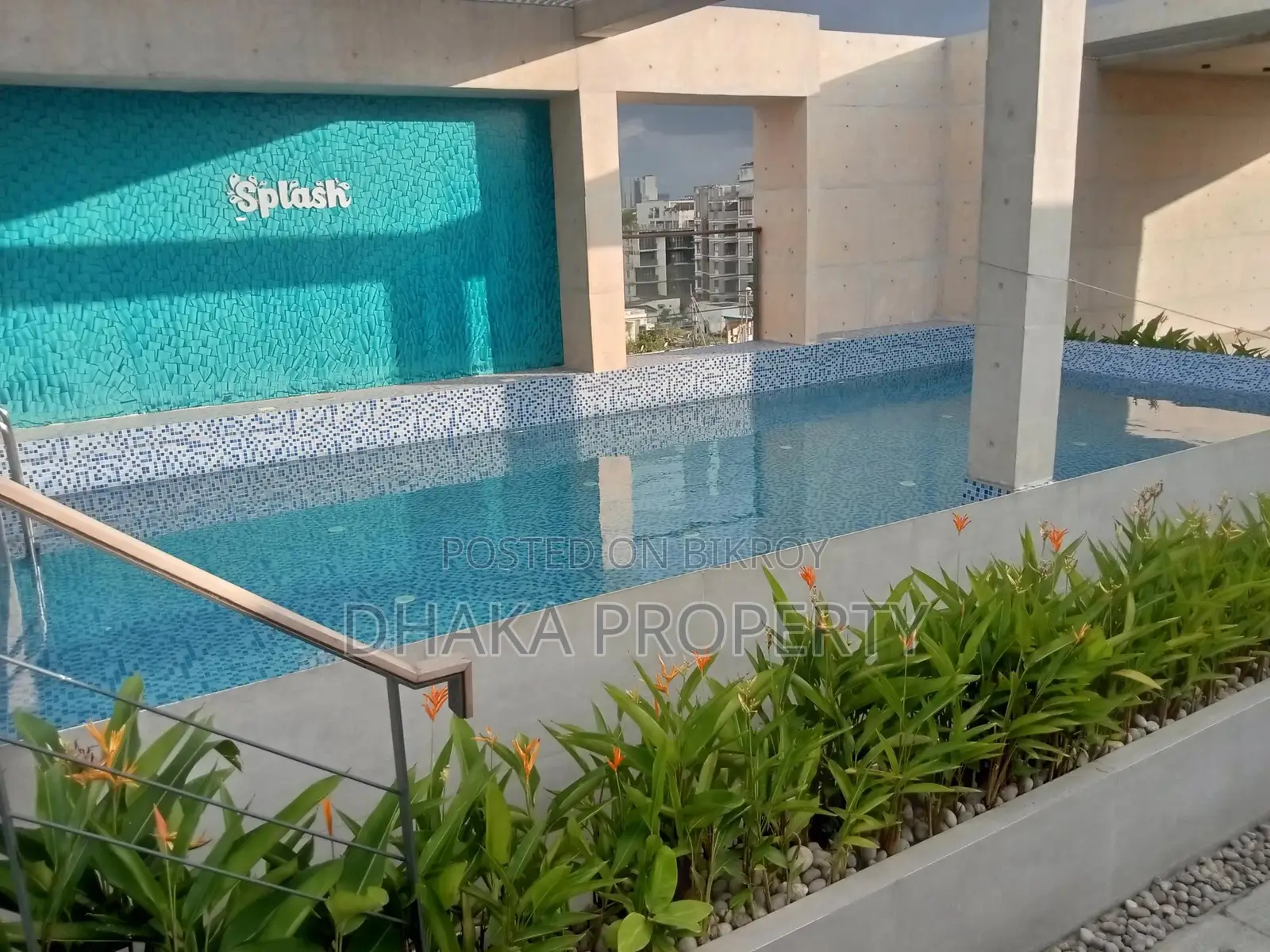 Gym-Swimming pool facilities Luxury Apartment Rent in Baridhara