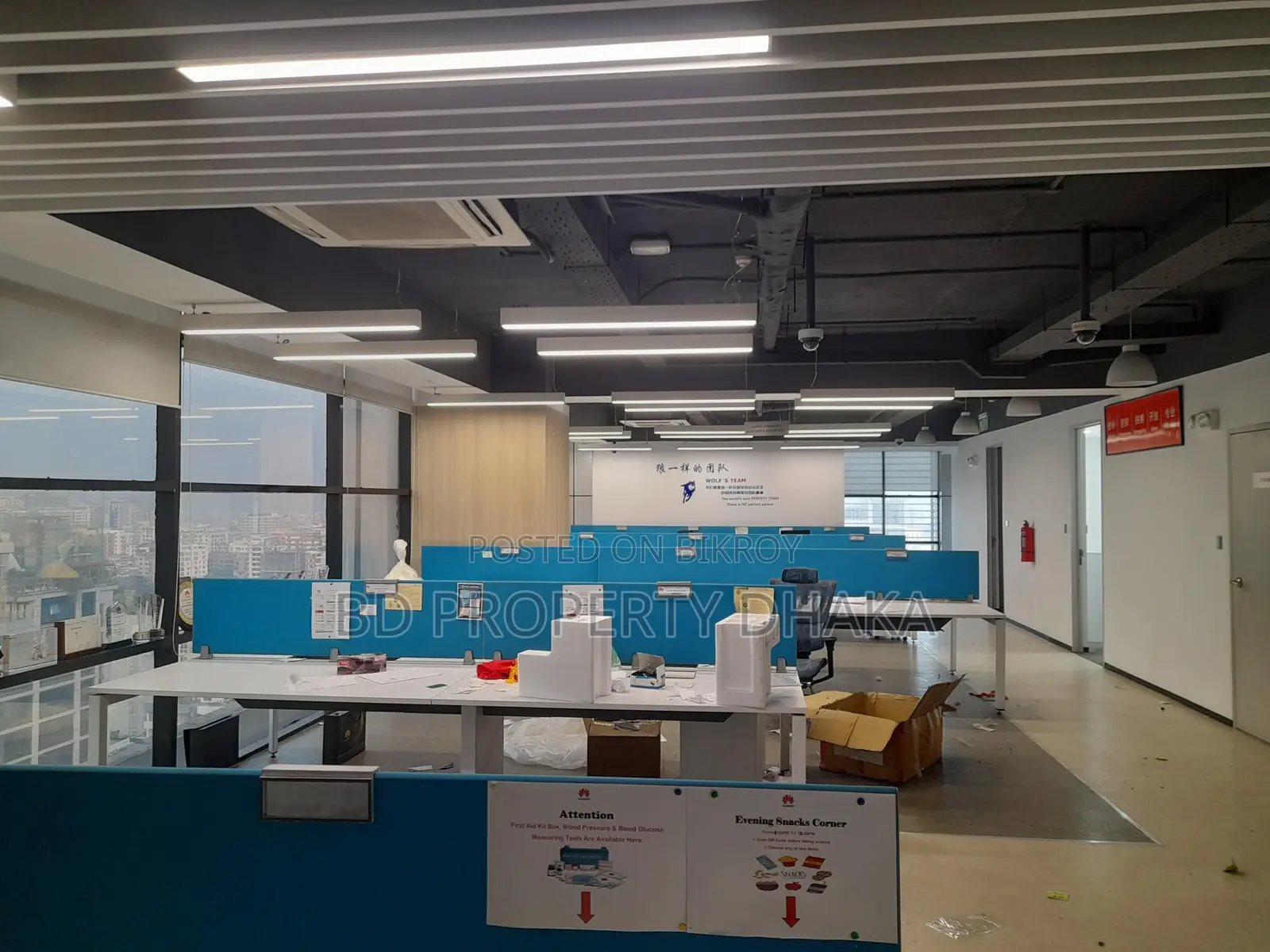 12130 Sqft Open A.C Decorated Commercial Space Rent In Gulshan Avenue