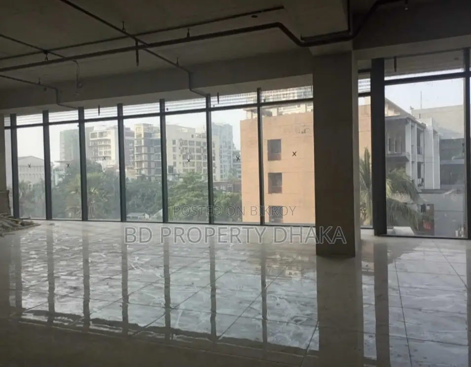 3820 Sqft Open Commercial newly building Rent. in Gulshan