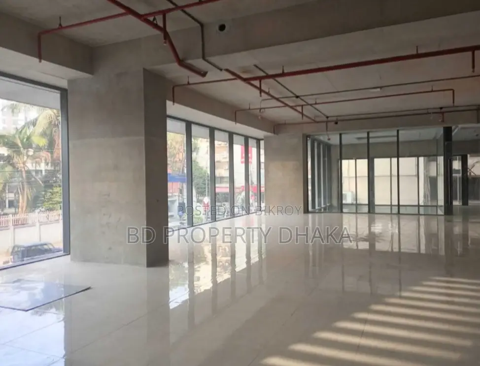 3820 Sqft Open Commercial newly building Rent. in Gulshan