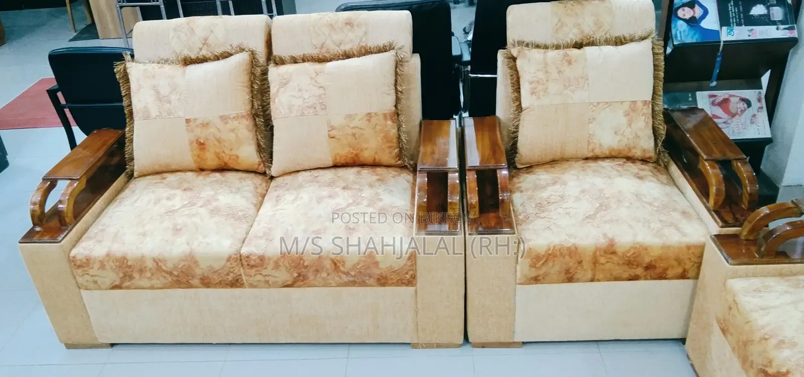 Sofa Set Box Double Arm Model