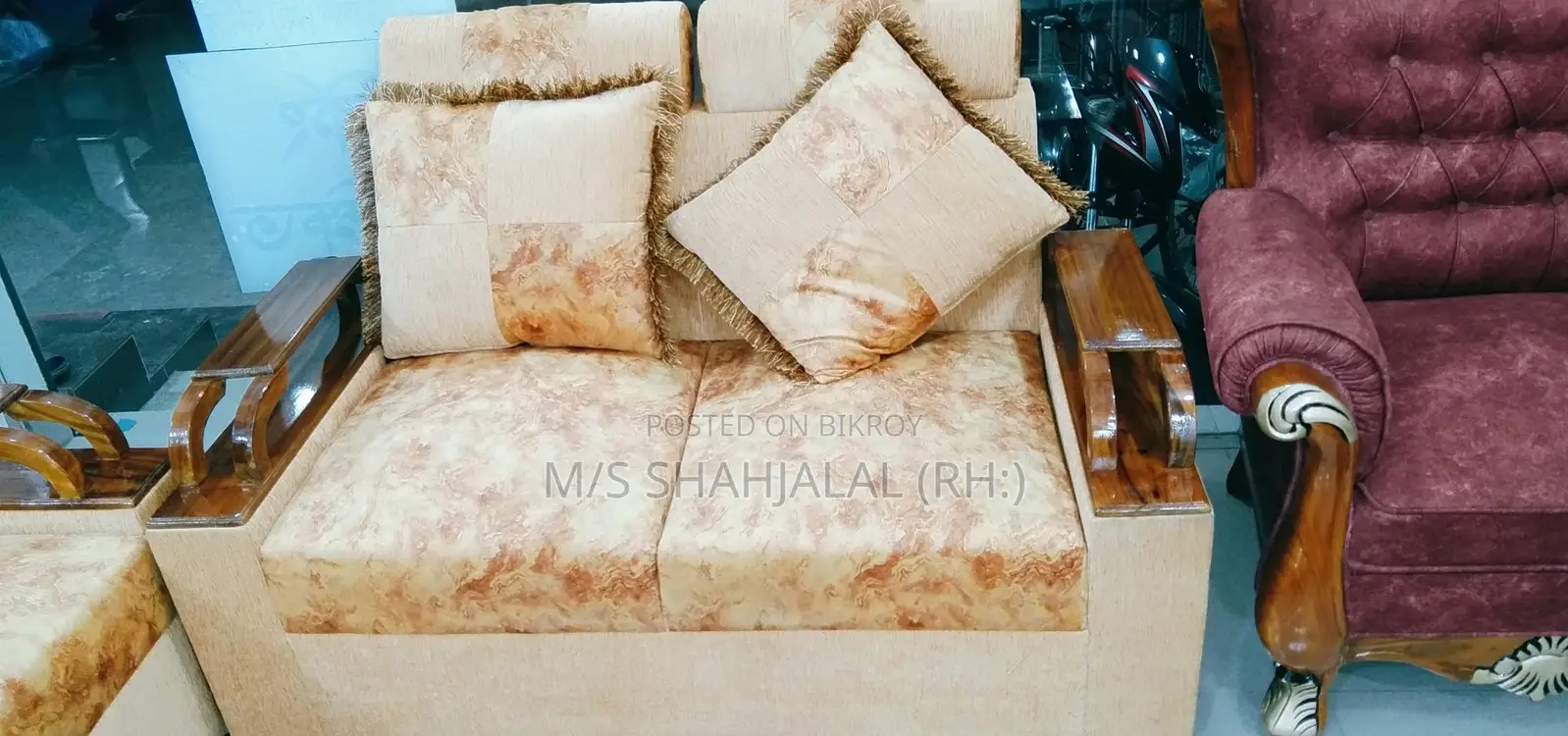 Sofa Set Box Double Arm Model