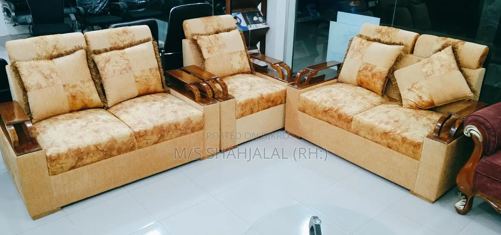 Sofa Set Box Double Arm Model