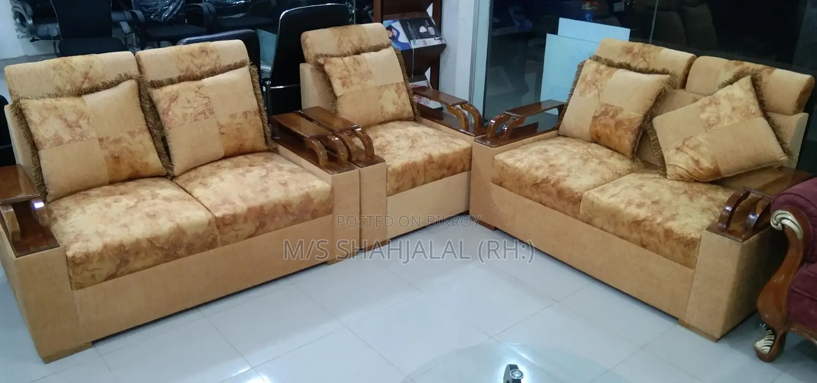 Sofa Set Box Double Arm Model