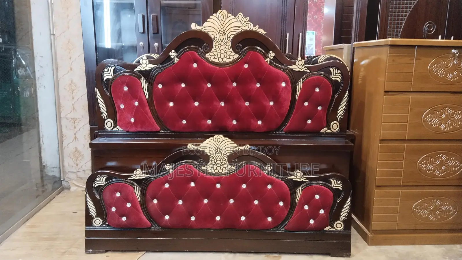 New Bed 5/7 Feet Leather M 673