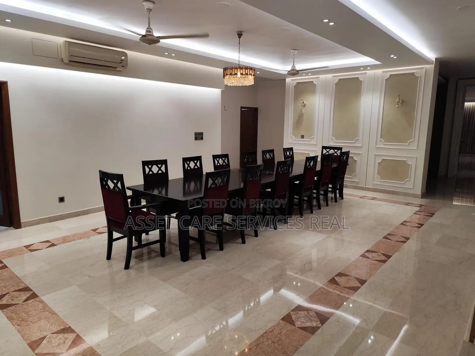 7500-Sqft Furnished 5-Bedroom Luxurious Sunlight Apartment for Rent in Baridhara