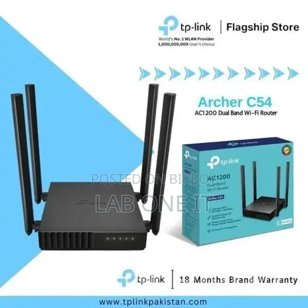AC1200 Dual Band 4 Antenna MU-MIMO Wi-Fi Router TP-Link Archer