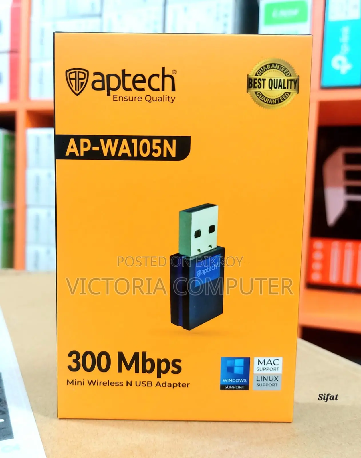 Aptech Ap-wa115 Mini Wireless Ac Usb Adapter.