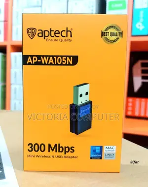 Aptech Ap-wa115 Mini Wireless Ac Usb Adapter.