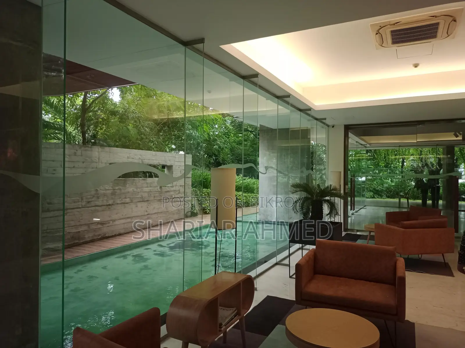 Swimming Pool-Gym 4750 SqFt Lake View Apartment Rent In Gulshan 2