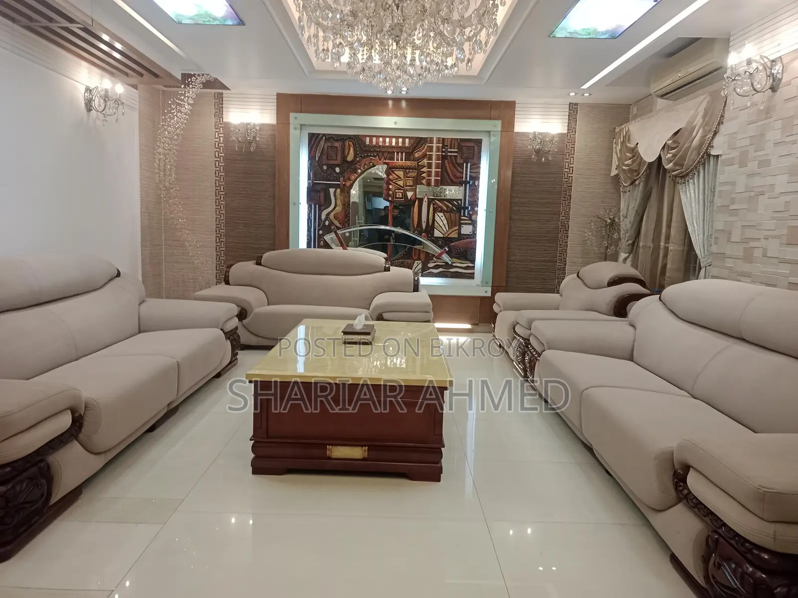 4Bed-2950 SqFt Furnished Apartment Rent In Gulshan 2