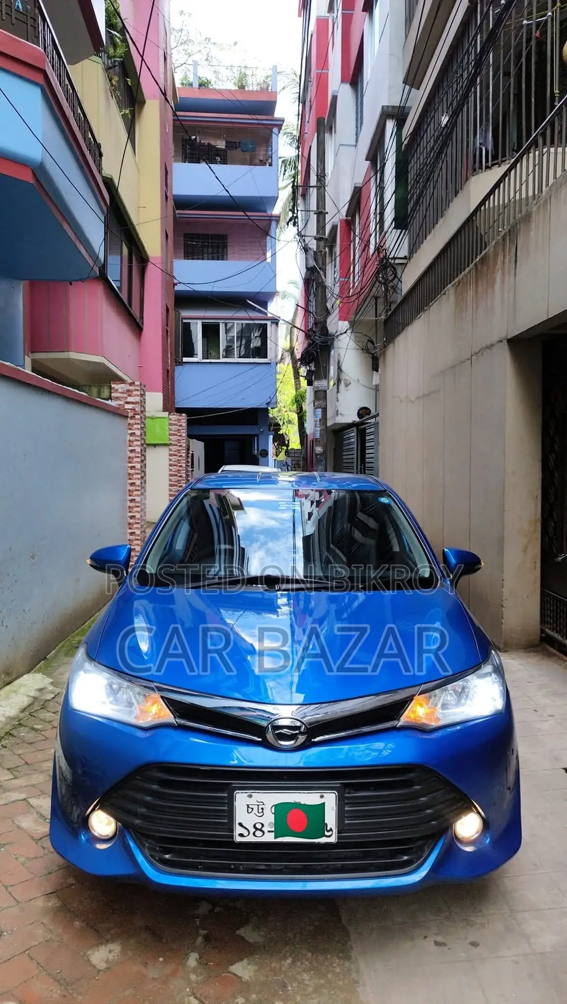 Toyota Corolla Fielder 2015 Blue