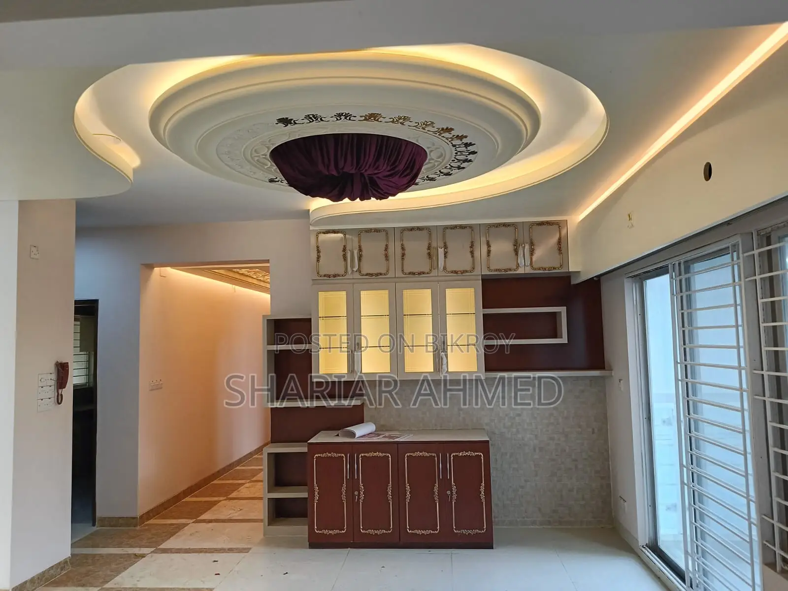 Nicely Decorated Luxurious Apartment Now Vacant For Rent In Gulshan