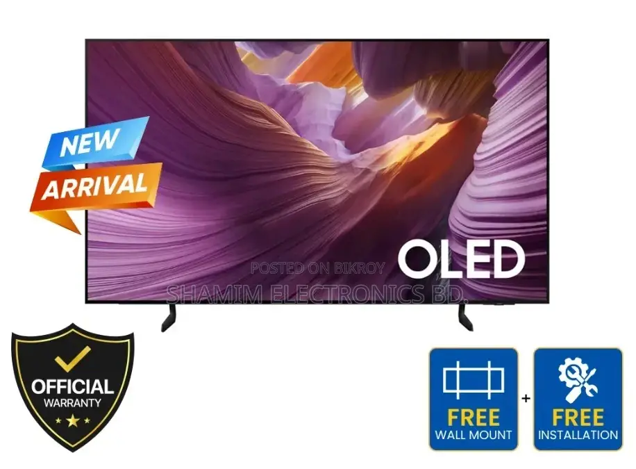 Samsung 55" OLED S85F 4K Vision AI Smart TV (2025) (55S85F)