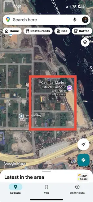 10 Katha Plot for Sale in Purbachal Sector 4, on the banks of Shitalakshya.