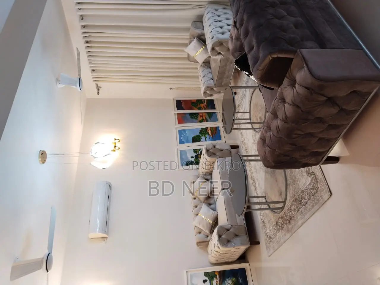 Furnished Gym Swimming 3 Bedroom Flat Rent in Gulshan-1