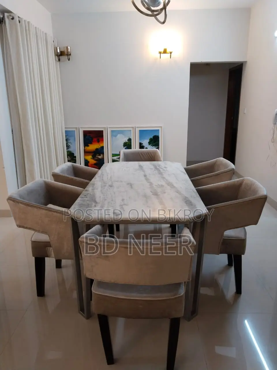 Furnished Gym Swimming 3 Bedroom Flat Rent in Gulshan-1