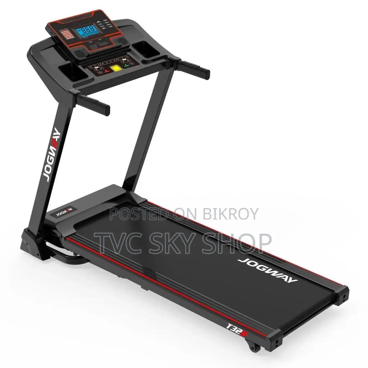 Jogway T32B (Motor 4.0HP Peak) Foldable Motorized Treadmill