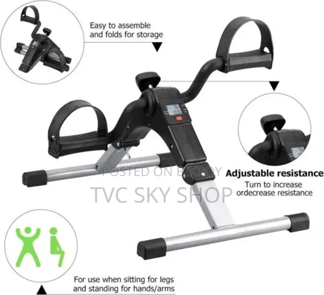 Mini Pedal Exercise Bike Foldable with LCD Display