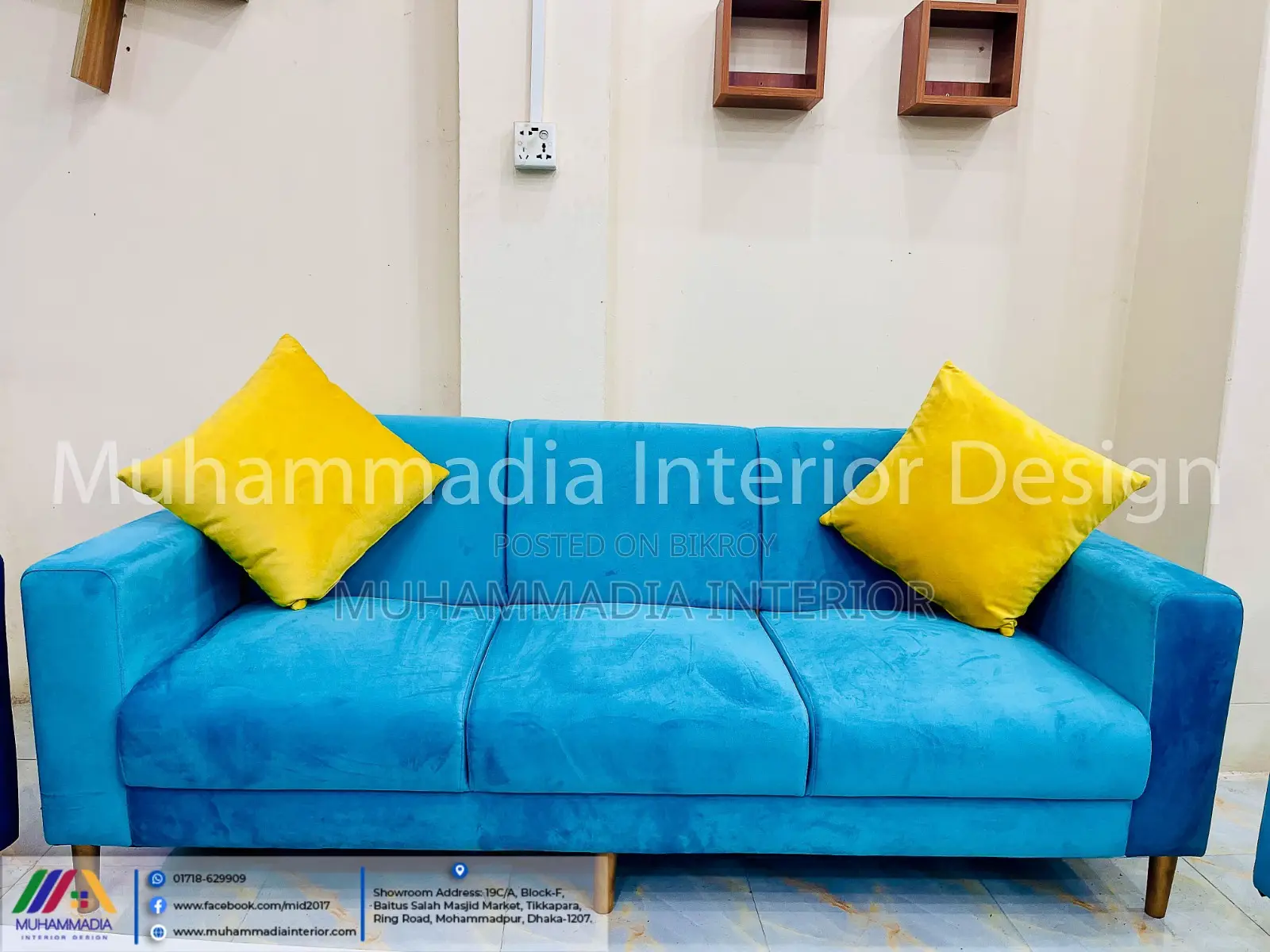 3 SEAT FABRIC SOFA (MID- 022)