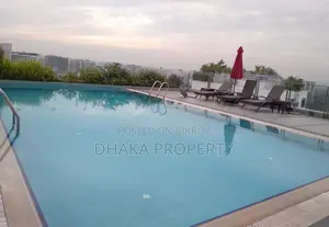 3Bed Gym Swimming Pool Apt.Rent At Gulshan North Diplomatic Zone