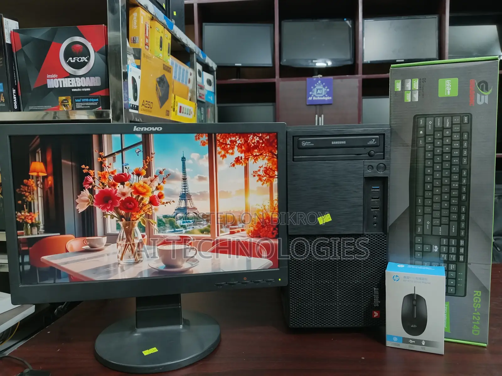 Core i5 6th Gen PC – Lenovo 19" Monitor | Perfect Combo for All