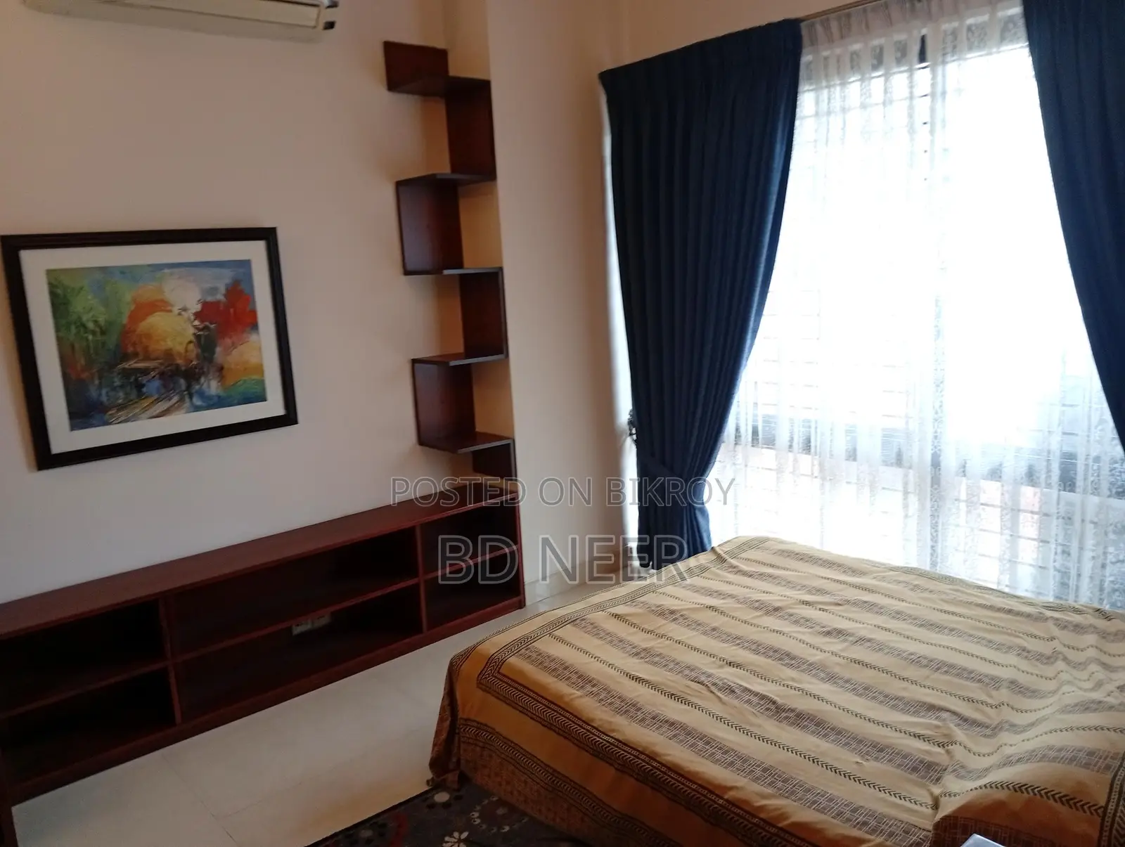 Fully Furnished 4Bed room Flat Rent in Gulshan-1