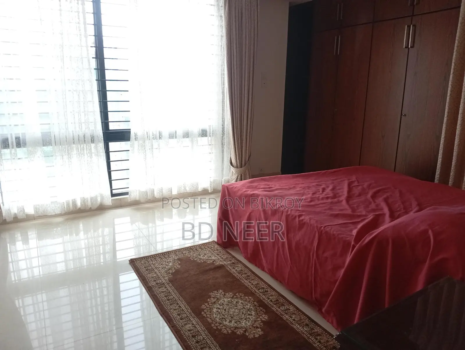 Fully Furnished 4Bed room Flat Rent in Gulshan-1