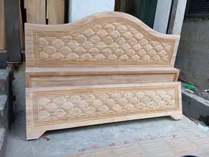 Bed 6*7 Chittagong Segun Wood 2.5 inch solid