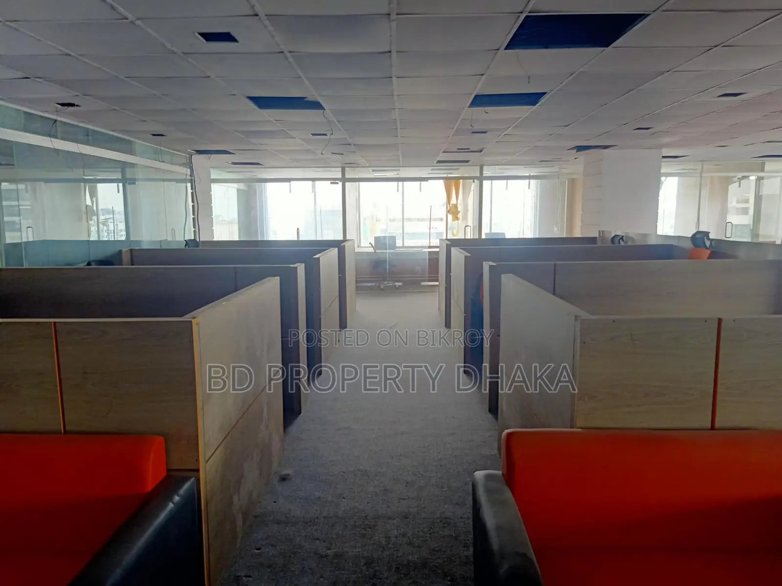 6010 Sqft Open Semi Furnished Commercial Space Rent In Gulshan Avenue