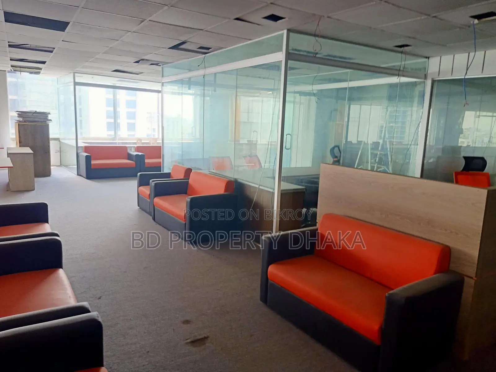 6010 Sqft Open Semi Furnished Commercial Space Rent In Gulshan Avenue