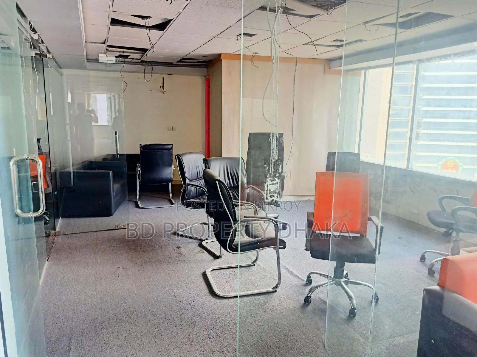 6010 Sqft Open Semi Furnished Commercial Space Rent In Gulshan Avenue