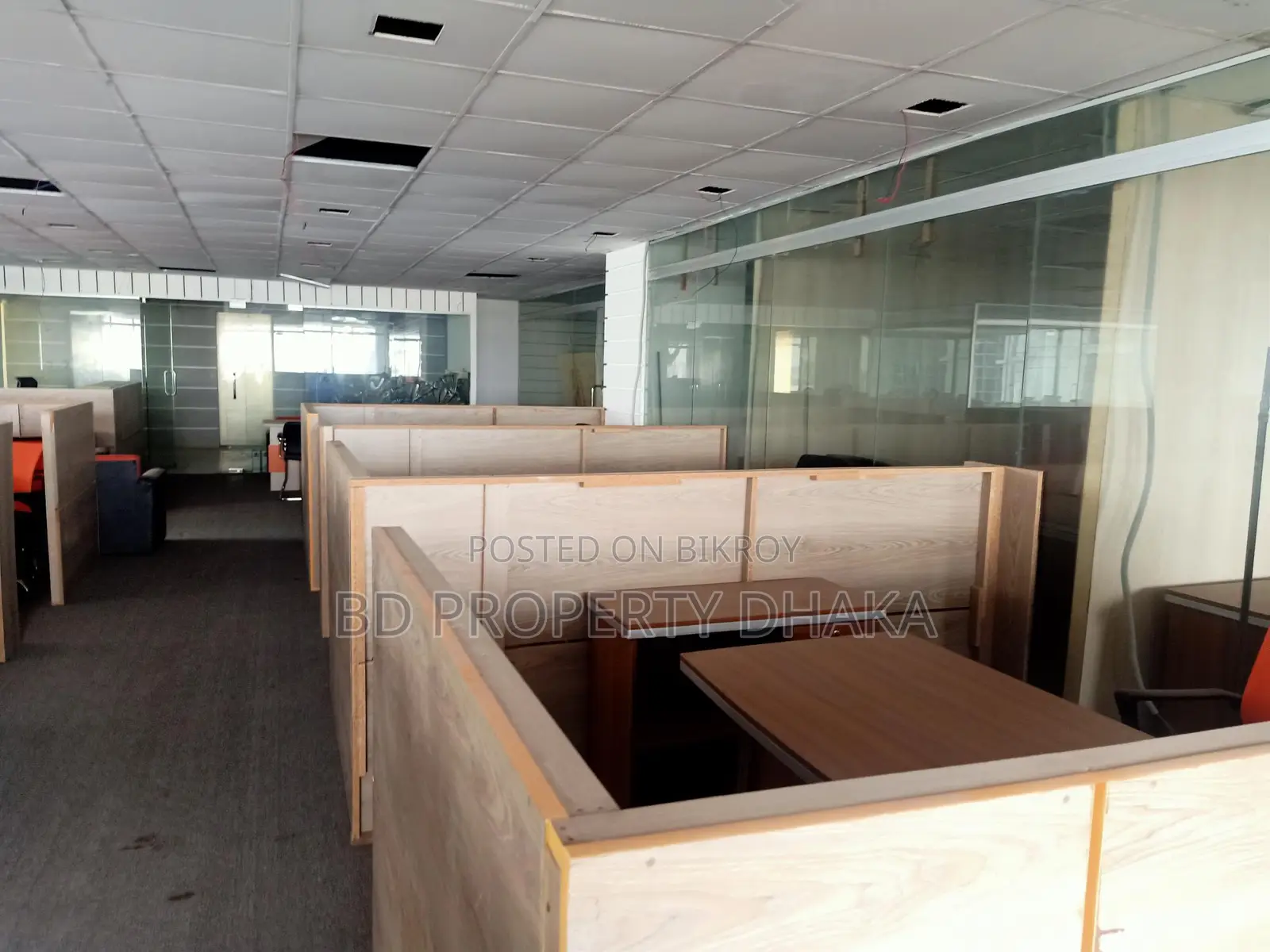 6010 Sqft Open Semi Furnished Commercial Space Rent In Gulshan Avenue