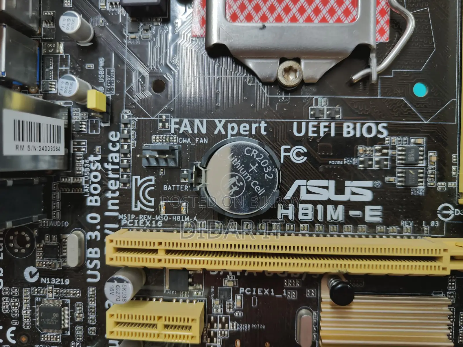 Original Korean Asus H81M-E Motherboard with 1-Year Warranty