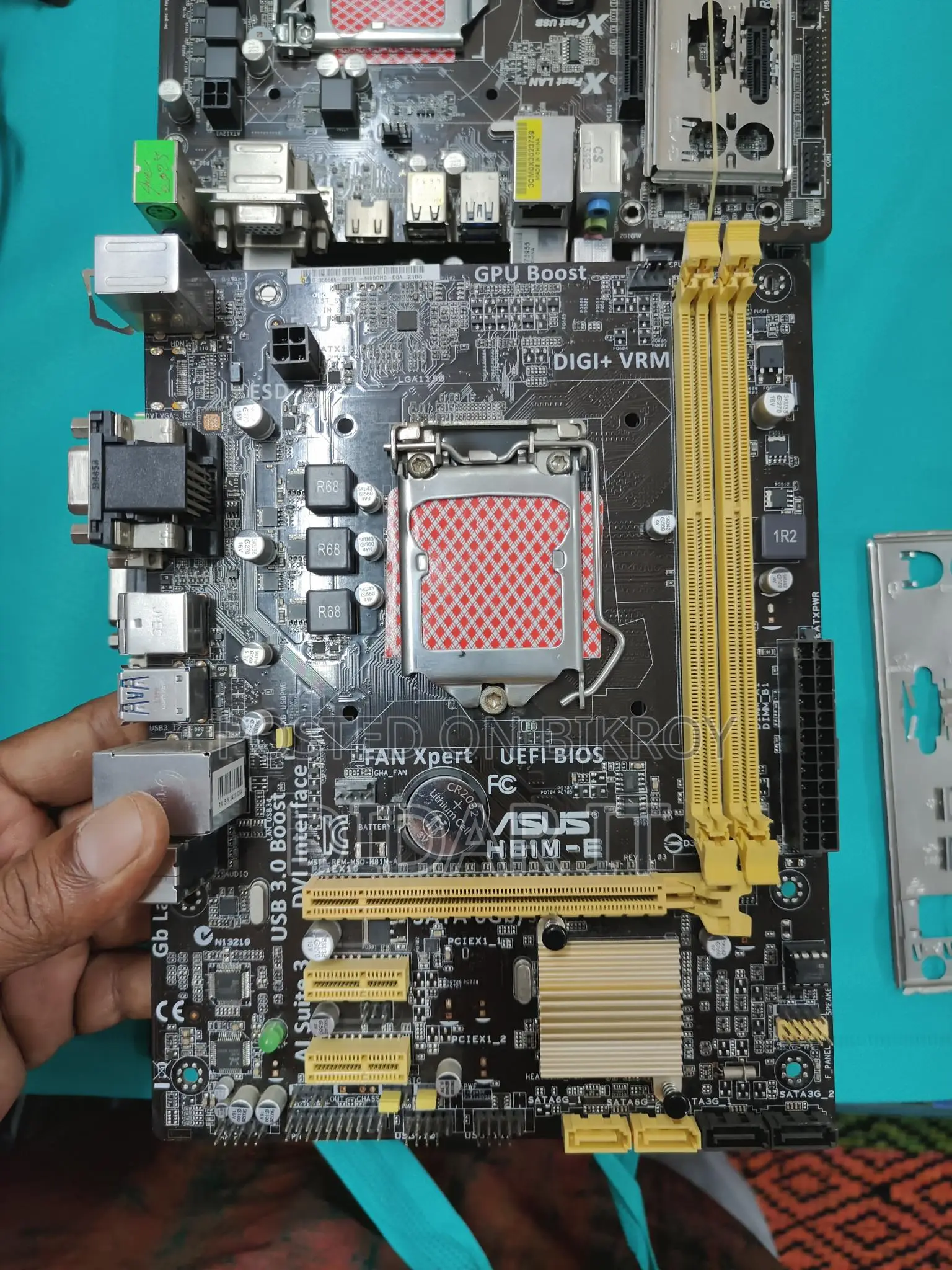Original Korean Asus H81M-E Motherboard with 1-Year Warranty