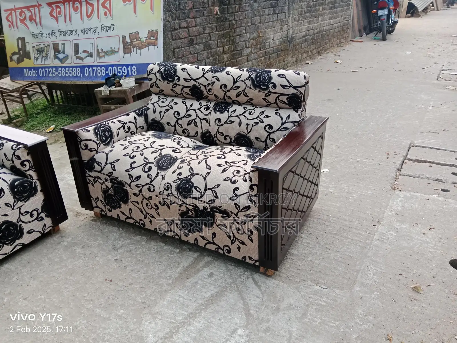New Marble Box Sofa set with Center Table