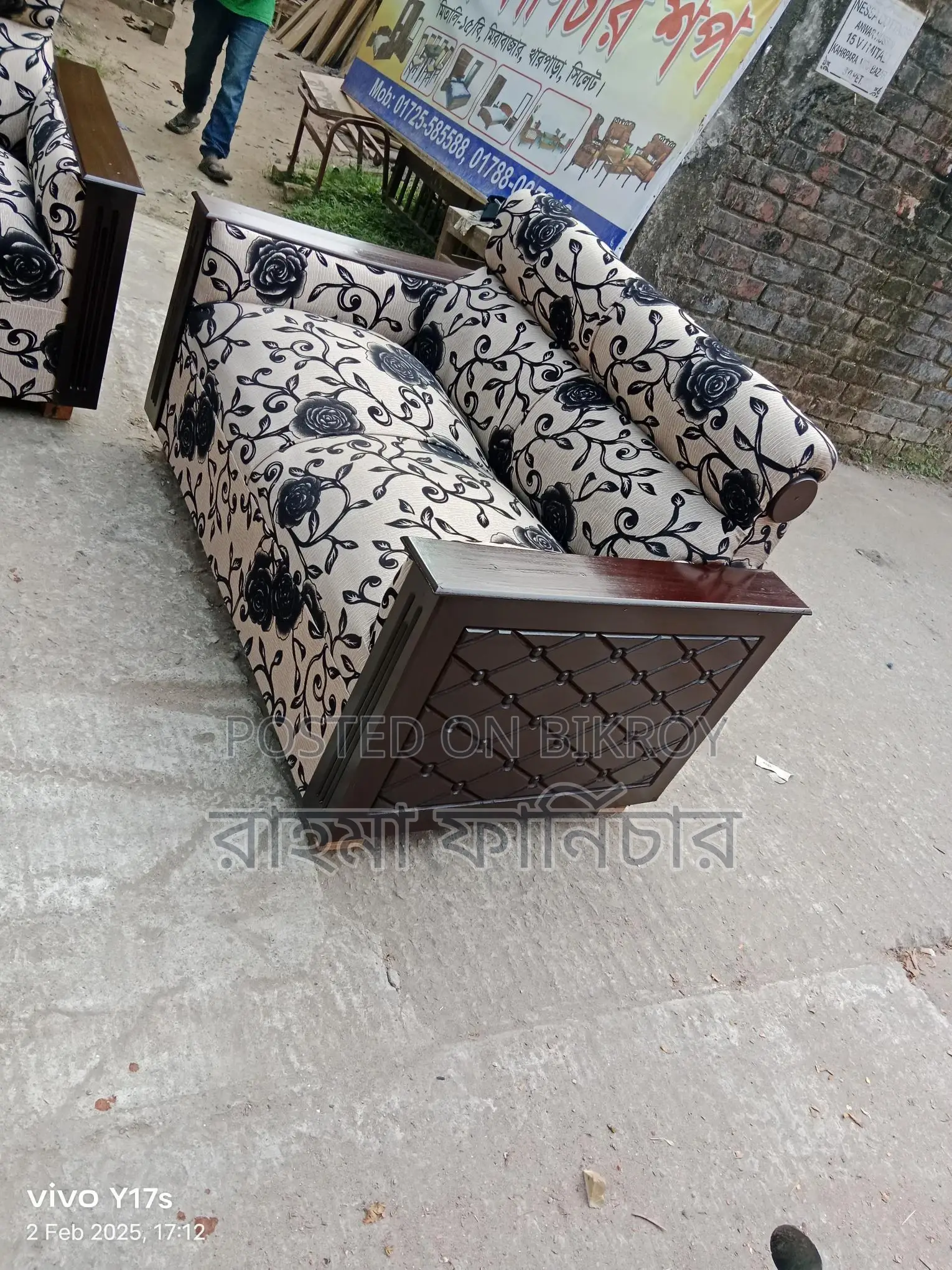 New Marble Box Sofa set with Center Table