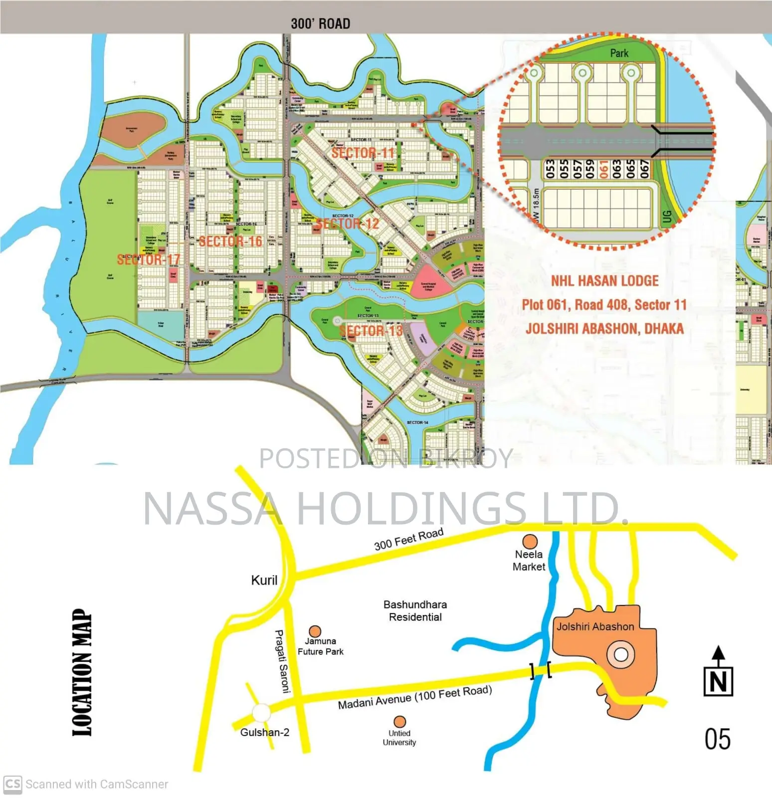 2850 Sft Two Side Open New Luxurious Flat at Sector 11 Jolshiri Abashon