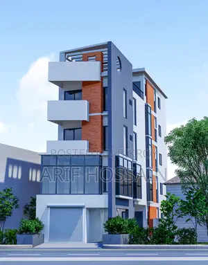 ৩ তলা ও ৫ বাড়ির ডিজাইন, 3d রেন্ডারিংসহ