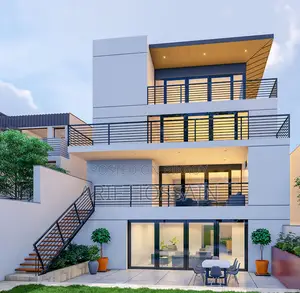 3 and 5-story building design with 3D rendering