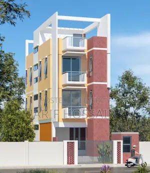 3 and 5-story building design with 3D rendering