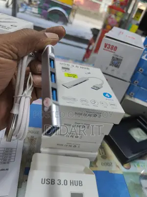 🧩 🔥 সুপার স্পিড USB 3.0 HUB – 4 Ports মেটাল বডি