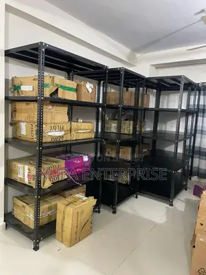 Cartoon and Box Storage Racks