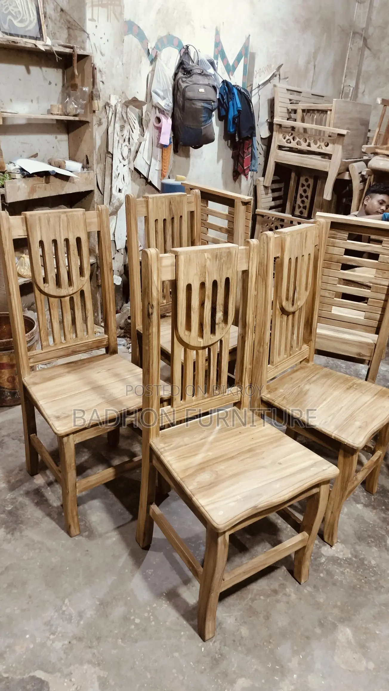 This Chittagong teak dining table will be sold, Location: Beside Postogola Bridge