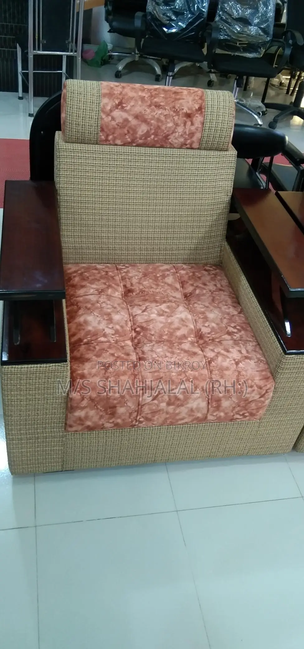 Double-Layer Armrest Sofa Set Model