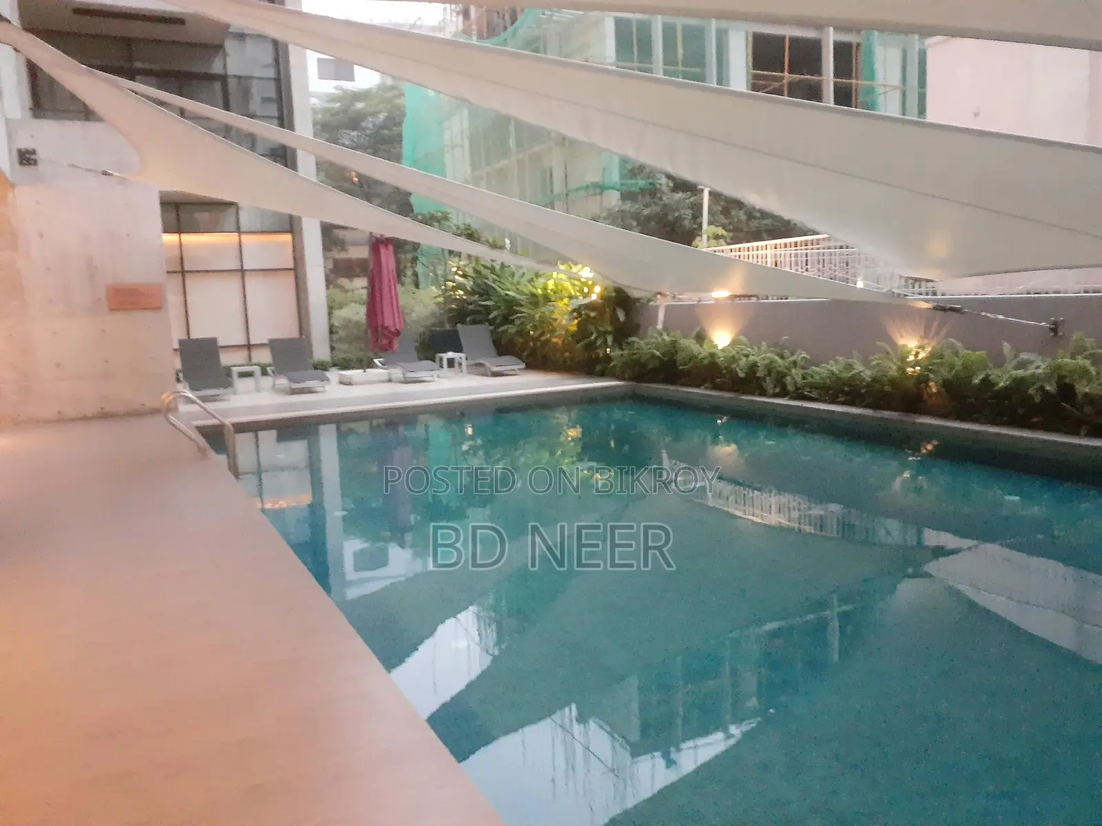 Gym Swimming New 3 Bed room Flat Rent in Gulshan-2