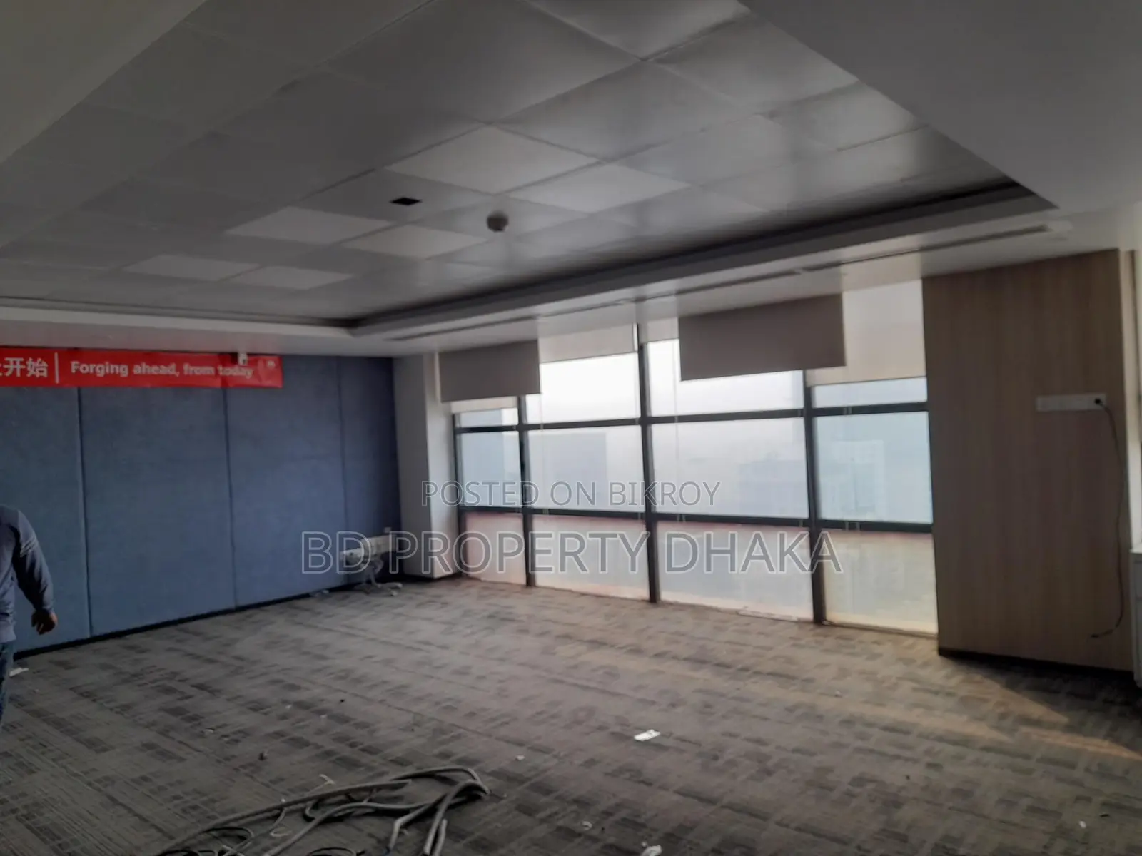 5550 Sqft Furnished open commercial space rent in Gulshan Avenue