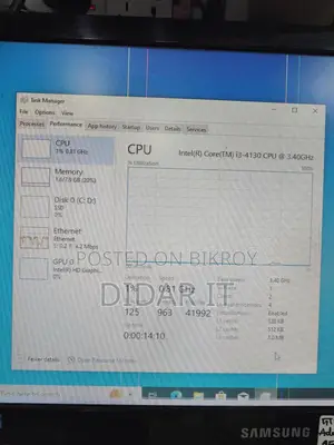 Freelancing PC for Sale - Core i3 4th Gen, 8GB/128GB